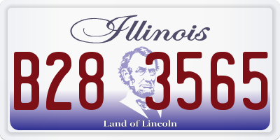 IL license plate B283565