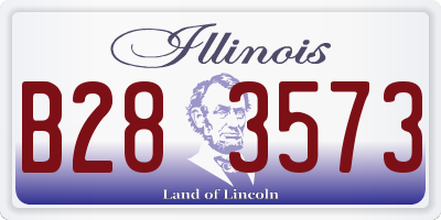 IL license plate B283573