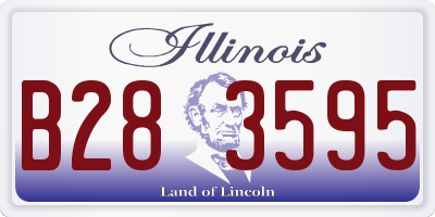 IL license plate B283595