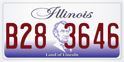 IL license plate B283646
