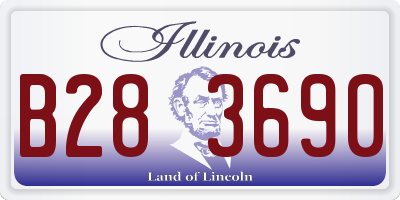 IL license plate B283690