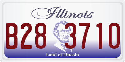 IL license plate B283710