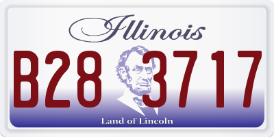 IL license plate B283717
