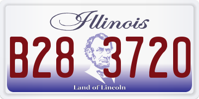 IL license plate B283720