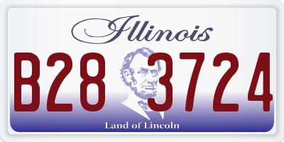IL license plate B283724