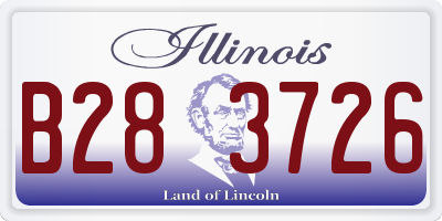 IL license plate B283726