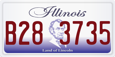 IL license plate B283735