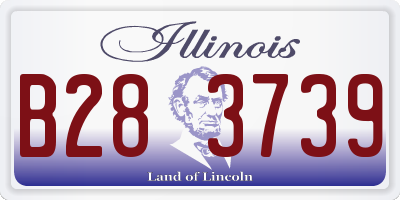 IL license plate B283739