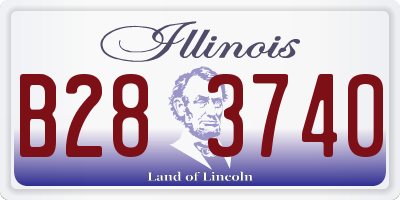 IL license plate B283740