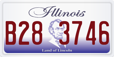 IL license plate B283746