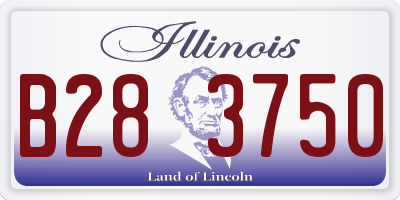 IL license plate B283750