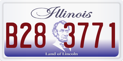 IL license plate B283771