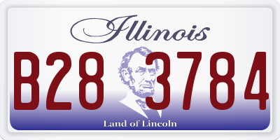 IL license plate B283784