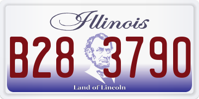 IL license plate B283790