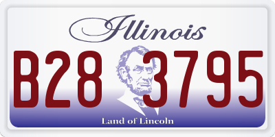 IL license plate B283795