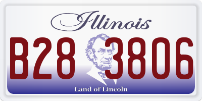 IL license plate B283806
