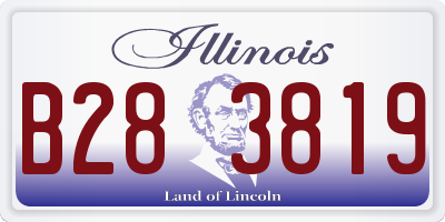 IL license plate B283819