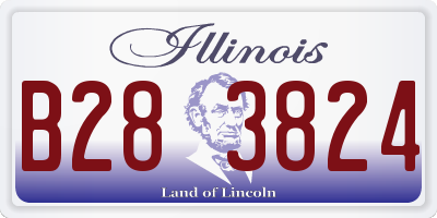 IL license plate B283824