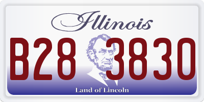 IL license plate B283830