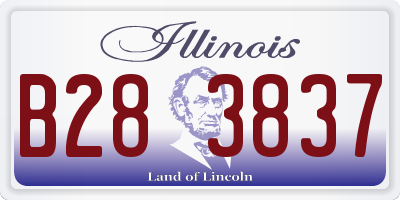 IL license plate B283837