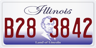 IL license plate B283842