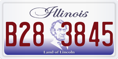 IL license plate B283845