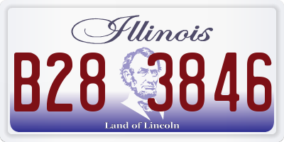 IL license plate B283846
