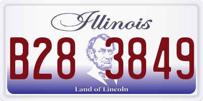 IL license plate B283849