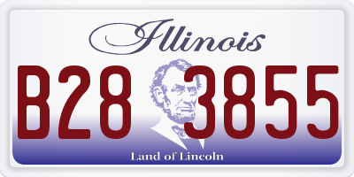 IL license plate B283855
