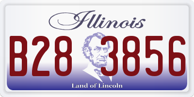 IL license plate B283856
