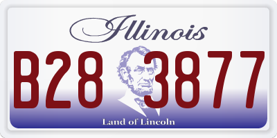 IL license plate B283877