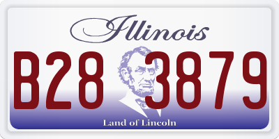 IL license plate B283879