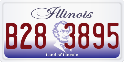 IL license plate B283895