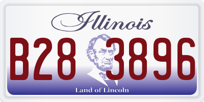 IL license plate B283896