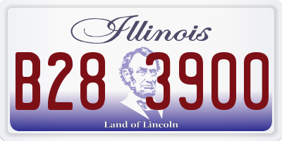 IL license plate B283900