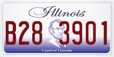 IL license plate B283901