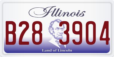 IL license plate B283904