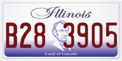 IL license plate B283905