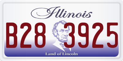 IL license plate B283925