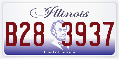IL license plate B283937