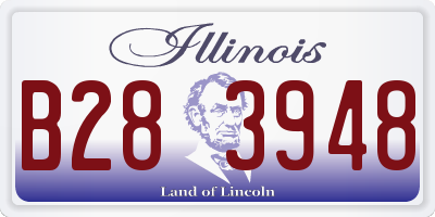 IL license plate B283948