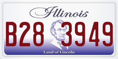 IL license plate B283949