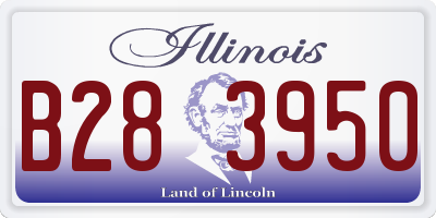 IL license plate B283950