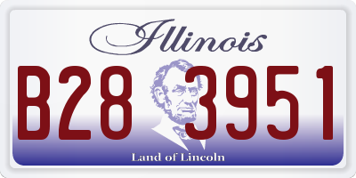 IL license plate B283951