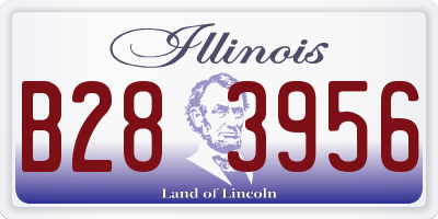 IL license plate B283956