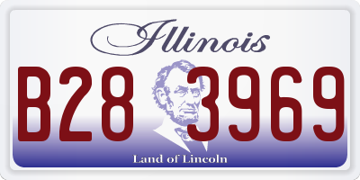 IL license plate B283969