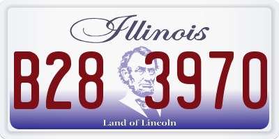 IL license plate B283970