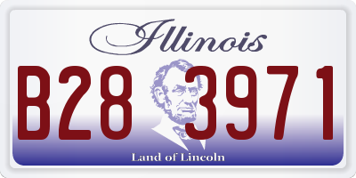 IL license plate B283971