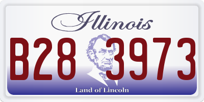 IL license plate B283973