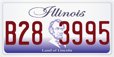 IL license plate B283995